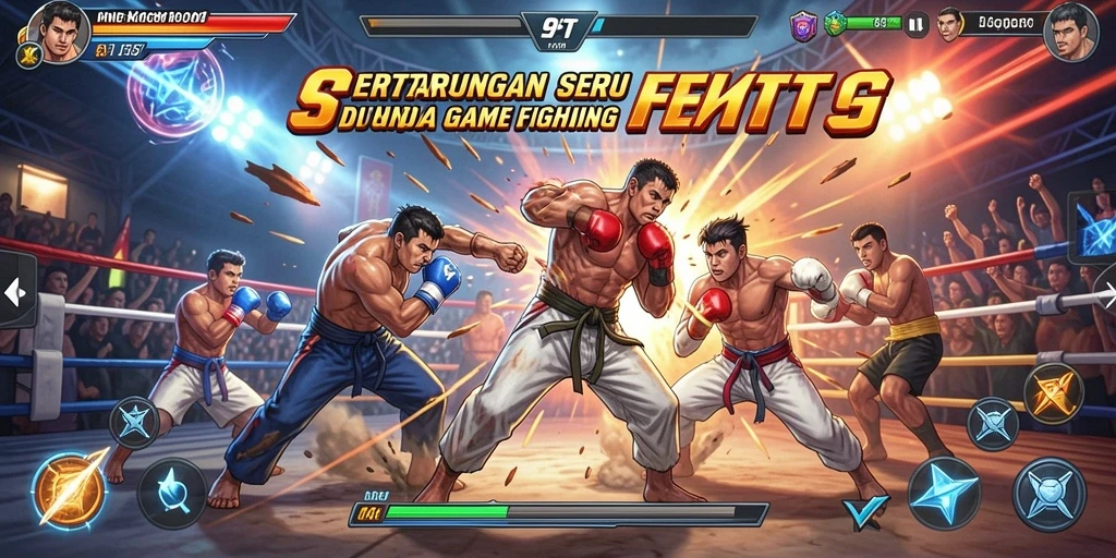 Tampilan aksi mendebarkan dari gameplay 9ET yang penuh tantangan.