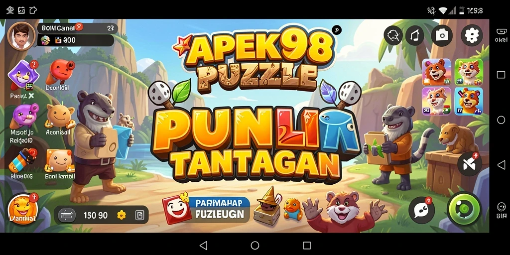 Tampilan gameplay APEK88 dengan teka-teki yang menarik.