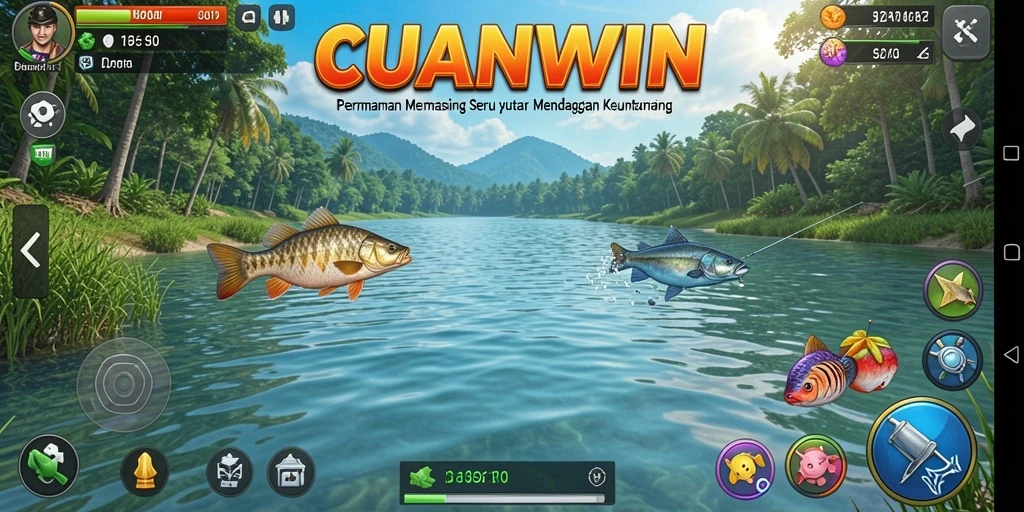 Tangkapan ikan besar dan suasana memancing yang menyenangkan.