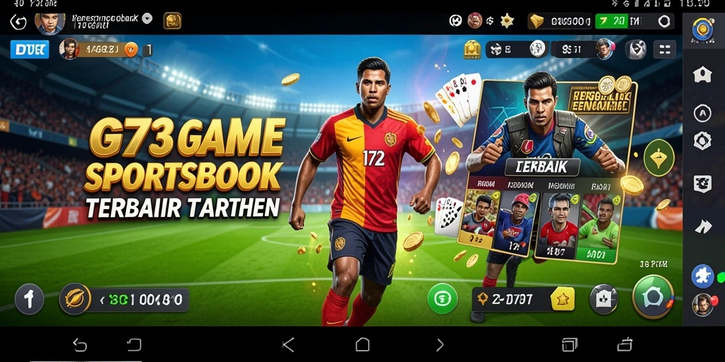 Tampilan gameplay D73 yang menarik dalam taruhan olahraga.