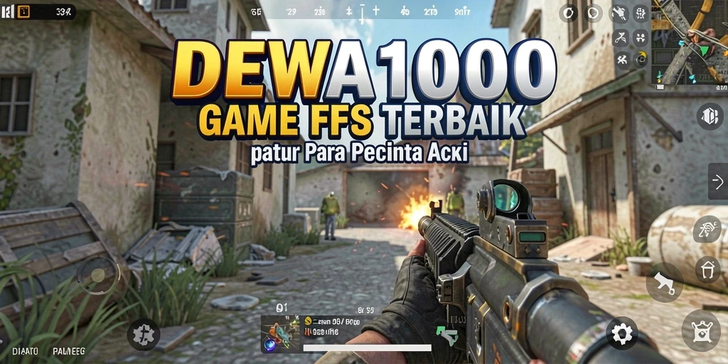 Screenshot gameplay DEWA1000 yang menampilkan aksi intens dan grafik yang mengesankan.