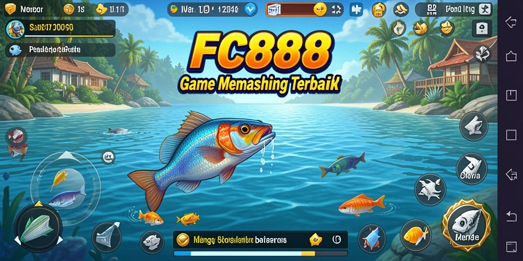Tampilan screenshot gameplay FC888 yang menampilkan pengalaman memancing yang seru.