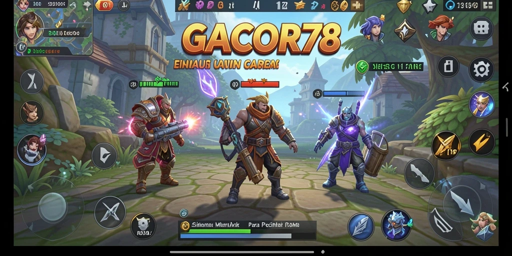 Tampilan gameplay GACOR78 dengan grafis menawan.