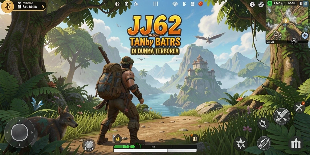 Menampilkan gameplay epik dalam dunia terbuka JJ62.