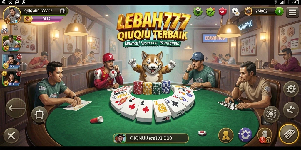 Tampilan gameplay QiuQiu yang menarik di LEBAH777.