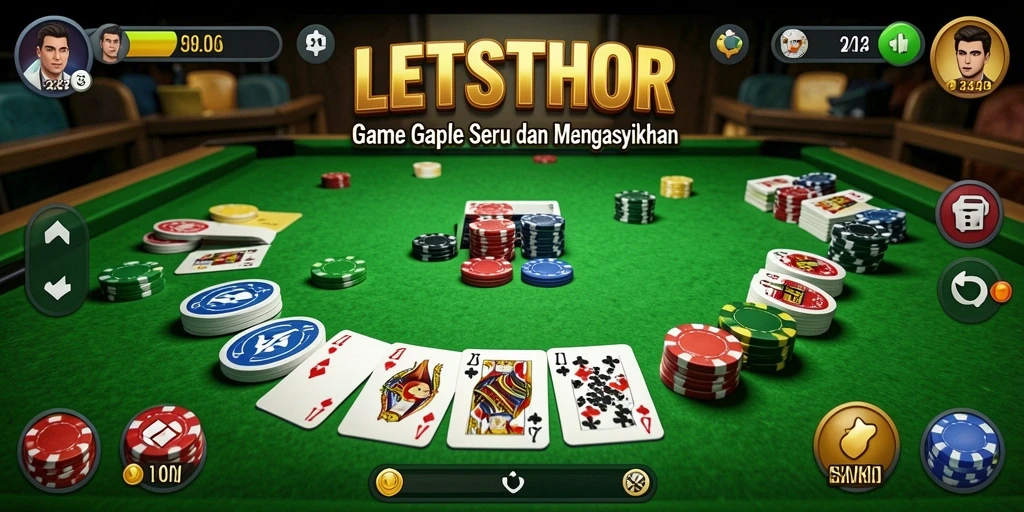 Tampilan gameplay LETSTHOR yang seru dan menantang.