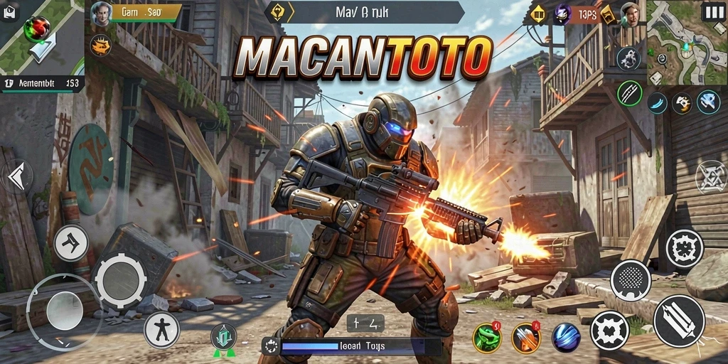 Screenshot gameplay <strong>MACANTOTO</strong> menunjukkan aksi bertarung yang mendebarkan.