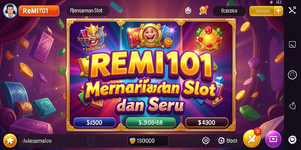 Screenshot gameplay REMI101 yang menampilkan keseruan bermain Slot.