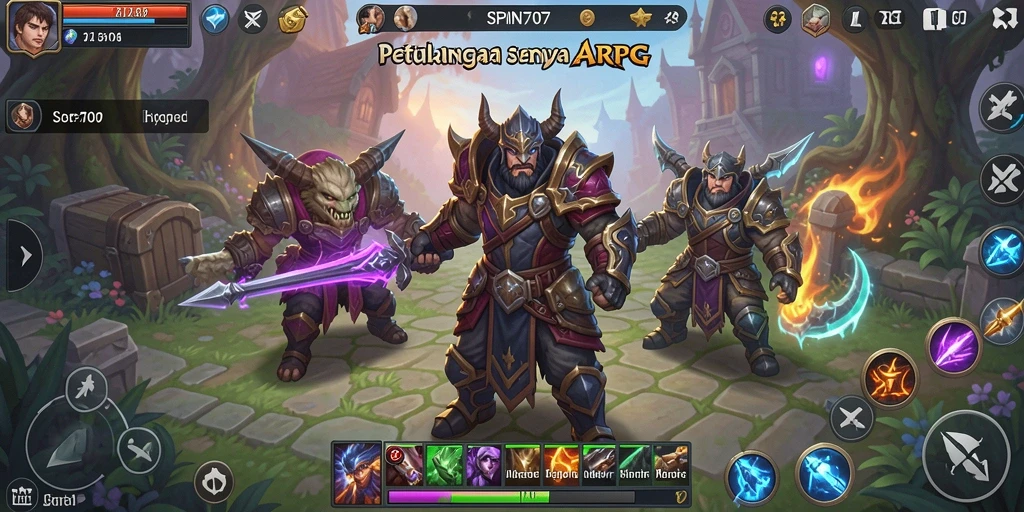 Screenshot gameplay <strong>SPIN707</strong> menunjukkan aksi seru dalam dunia ARPG.