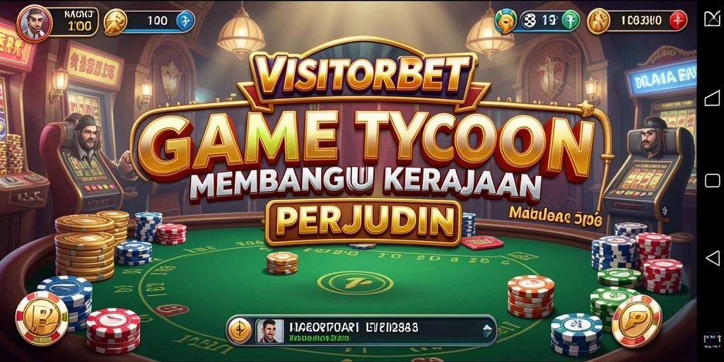 Tampilan gameplay menarik dari game Tycoon VISITORBET dengan banyak pilihan strategi.